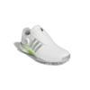 Golf Shoes Tour 360 24 Boa Footwear Spark cm 2E [Adidas Golf] Women's White/Silver Metallic/Green 23.0