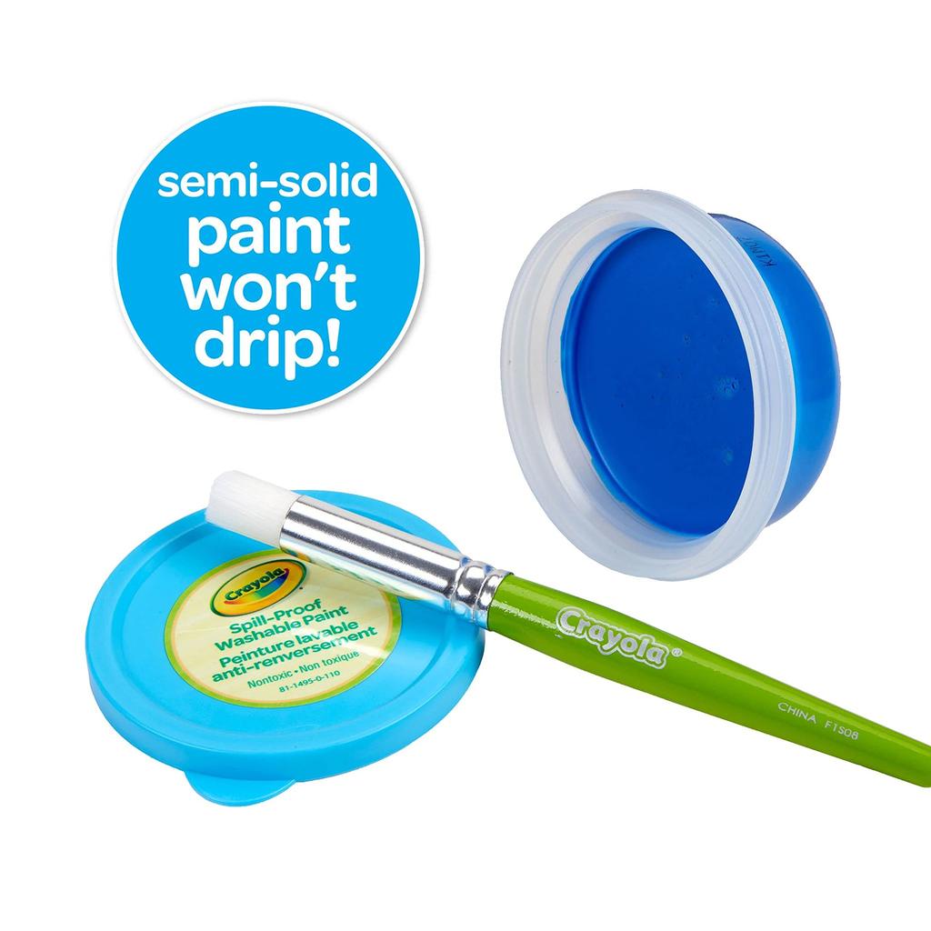 Crayola 811495 Оригинальная раскраска 4 раскраски 20 набор без воды, цвета, листы, листы,