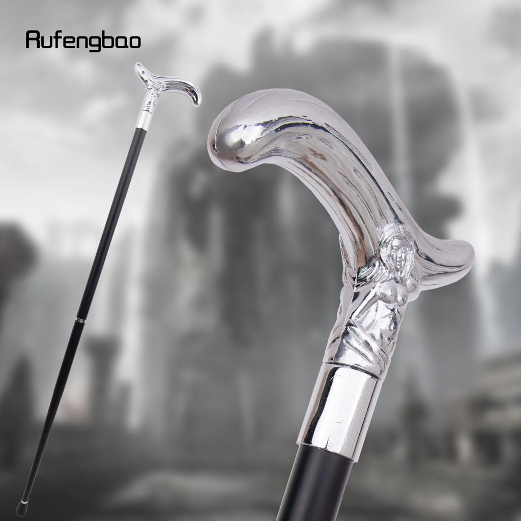 Белая роскошная красивая кривая линия косплей трость модная декоративная трость джентльмен элегантная трость набалдашник посох 93 см