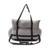 Pet Car Booster Seat Fluffy  Puppy Dog Cat Travel Carrier Soft Safety Bag