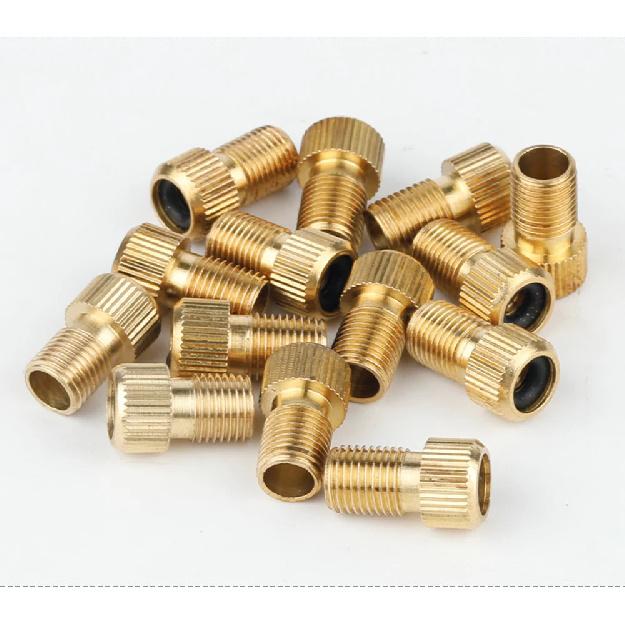 Extra Thick FV/AV Adaptors Road Fixed Gear Bicycle Presta Nozzle Inflation Electric Air Pump Sports Ball 5V2 Needle Pumping