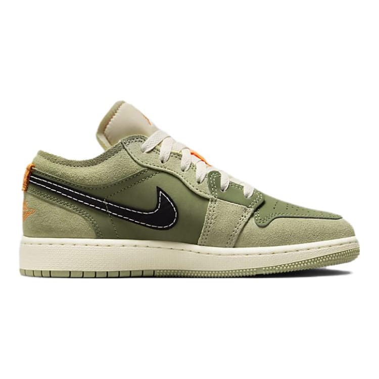 Jordan 1 Низкий SE Небесно-Зеленый Светло-Оливковый GS FD9092-300