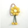 Handmade Braided Two-Tone Flower Bag Accessories, Clothing & Curtain Decorations, Plush Shell Charms, Luggage Decorative Ornamen