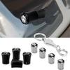 4pcs Car Accessories For Hyundai Elantra Sonata Genesis Azera Santa IX35 I20 I40 Accent Tucson Wheel Tire Air Valve Caps Cover E5