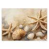 Wallpaper sea shells and starfish acrylic