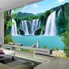 3d обои Водопад Пейзаж Пейзаж Фон Стена Гостиная Фреска 3d обои