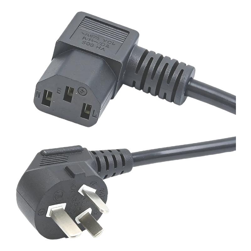 Three-Pin C13 Power Cord, National Standard, 10A