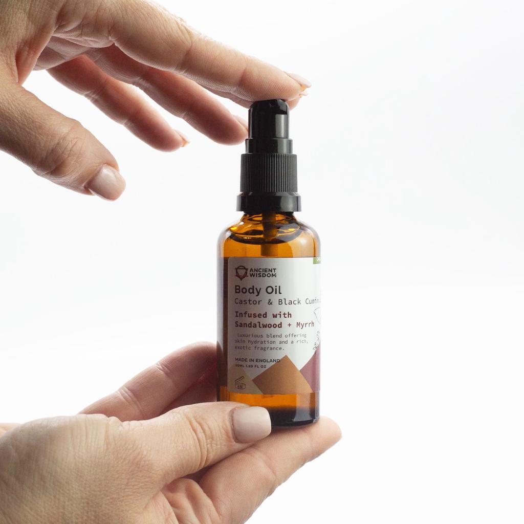 Sandalwood and Myrrh Organic Body Oil 50ml