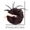 Fake Hair Band Synthetic Scrunchies Hair Extensions False Hair Pieces Vintage Messy Hair Bun  Girls