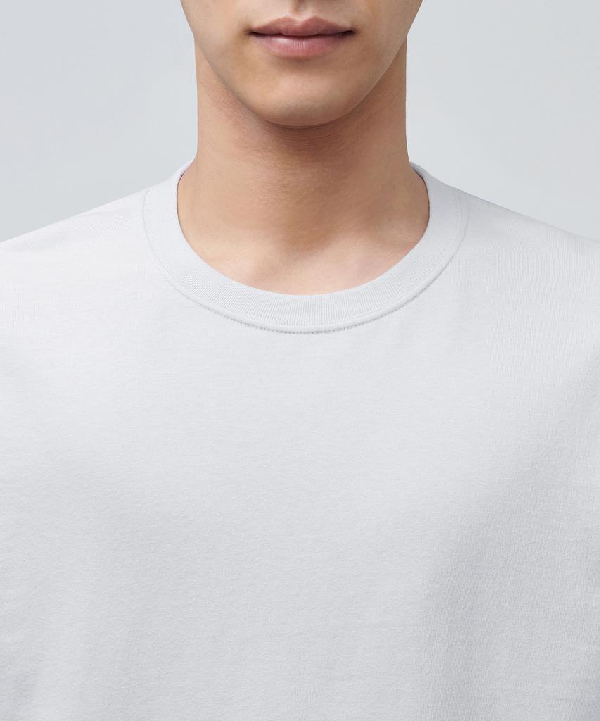 MUSINSA STANDARD Basic Long Sleeve T-Shirt [Ash Gray]