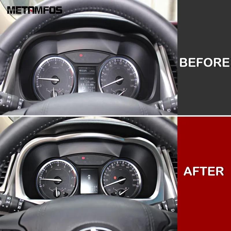 Accessories For Toyota Highlander 2014-2016 2017 2018 Matte Interior trument Board Dashboard Cover Trim Decoration Frame