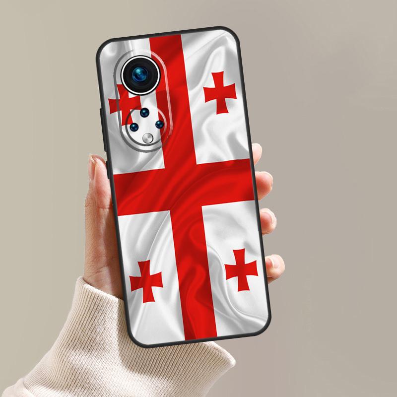 Чехол с флагом Грузии для Honor Magic 5 Pro 10 50 70 90 Lite X7 X8 X9 X6a X7a X8a X9a Magic 4 Lite Coque