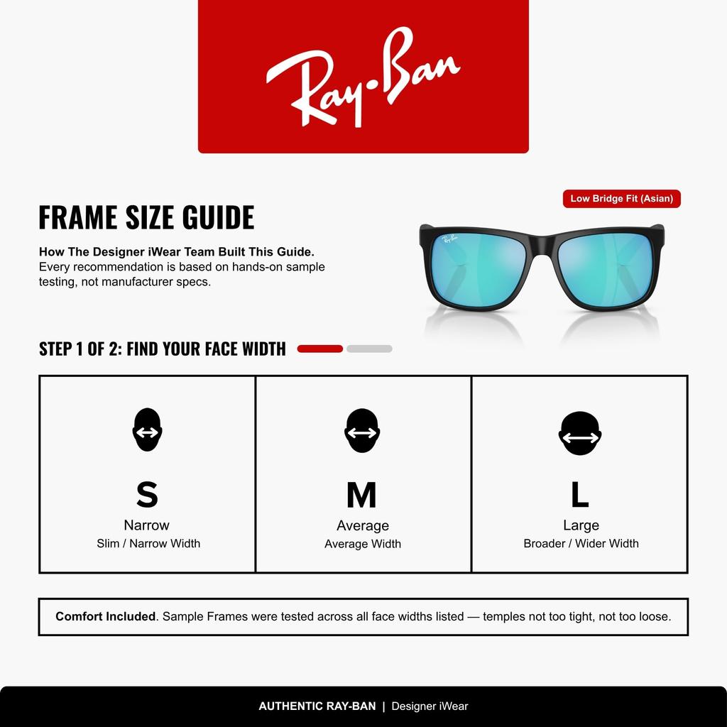 Солнцезащитные очки RB4165F Черные EU 58 [Ray-Ban] Мужские (БЕСПЛАТНЫЙ размер)