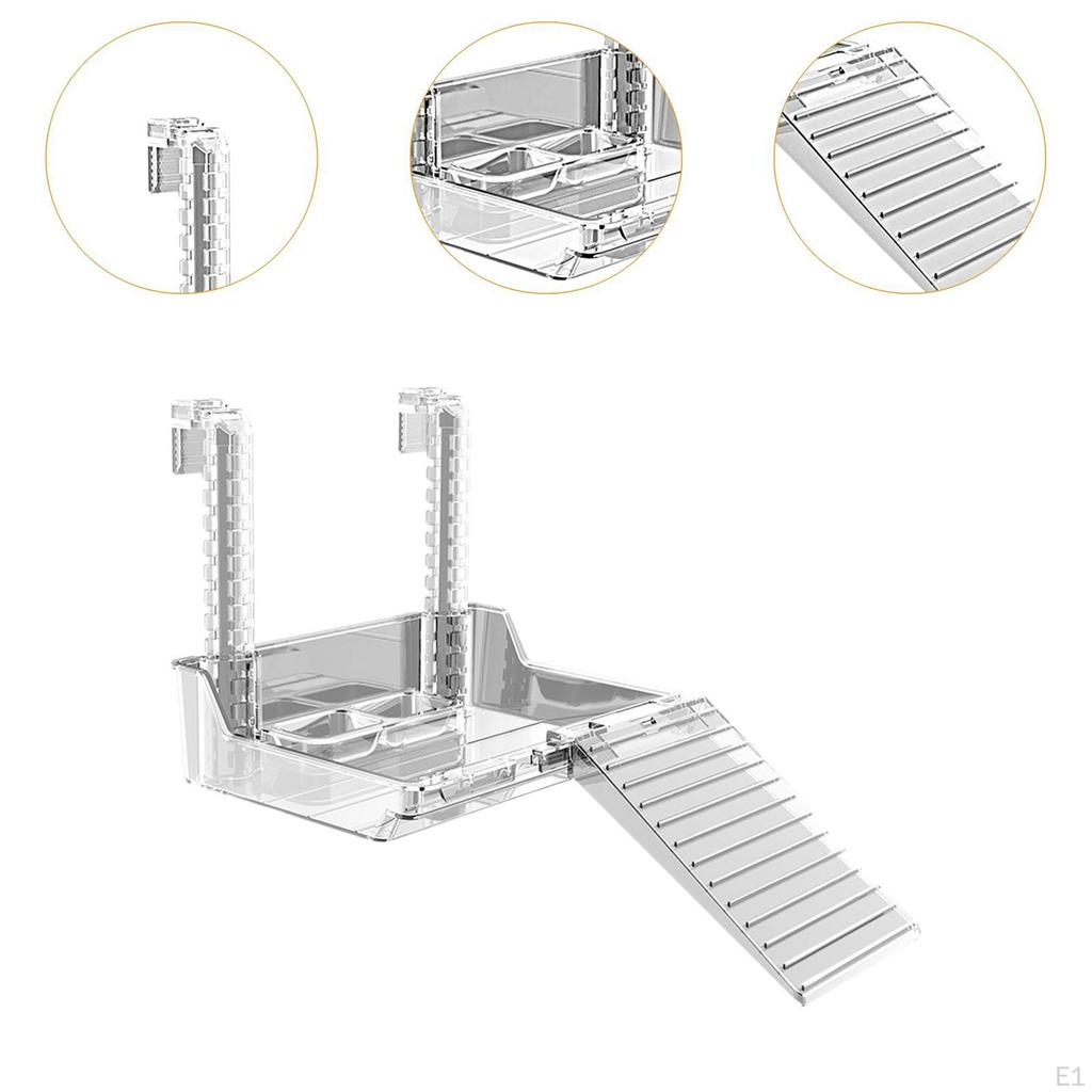 Регулируемая по высоте платформа для водных рептилий в черепашьих аквариумах