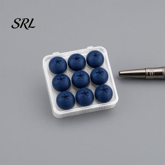 Stress Relief Clicker Toy 3D Printed Blueberry Fidget Clicker, 1/4/9 Keys Box Finger for Relief, Decompression Keyboard Desk PLA