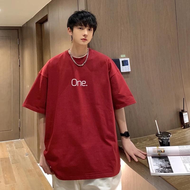 T Shirt Oversized Cotton For Unisex White Unisexs Summer Letter Print Tshirts Male 5XL Casual Wear Tee Shirts Big Size Tshirts