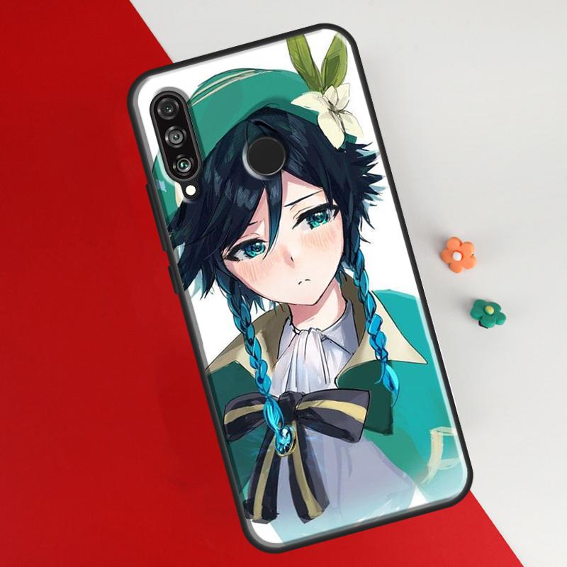 Чехол Genshin Impact Venti для Huawei Honor 50 P20 P30 P40 P50 Pro Lite P Smart Z 2019 2021 Nova 5T чехол для телефона