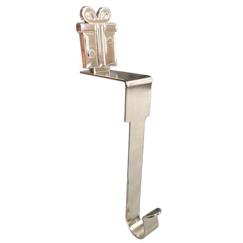 1 шт. Рождественский кулон Снежинка Лось Снеговик Форма дерева Металлический крючок для двери камина Шкаф Рождественская вечеринка Навидад Декор года