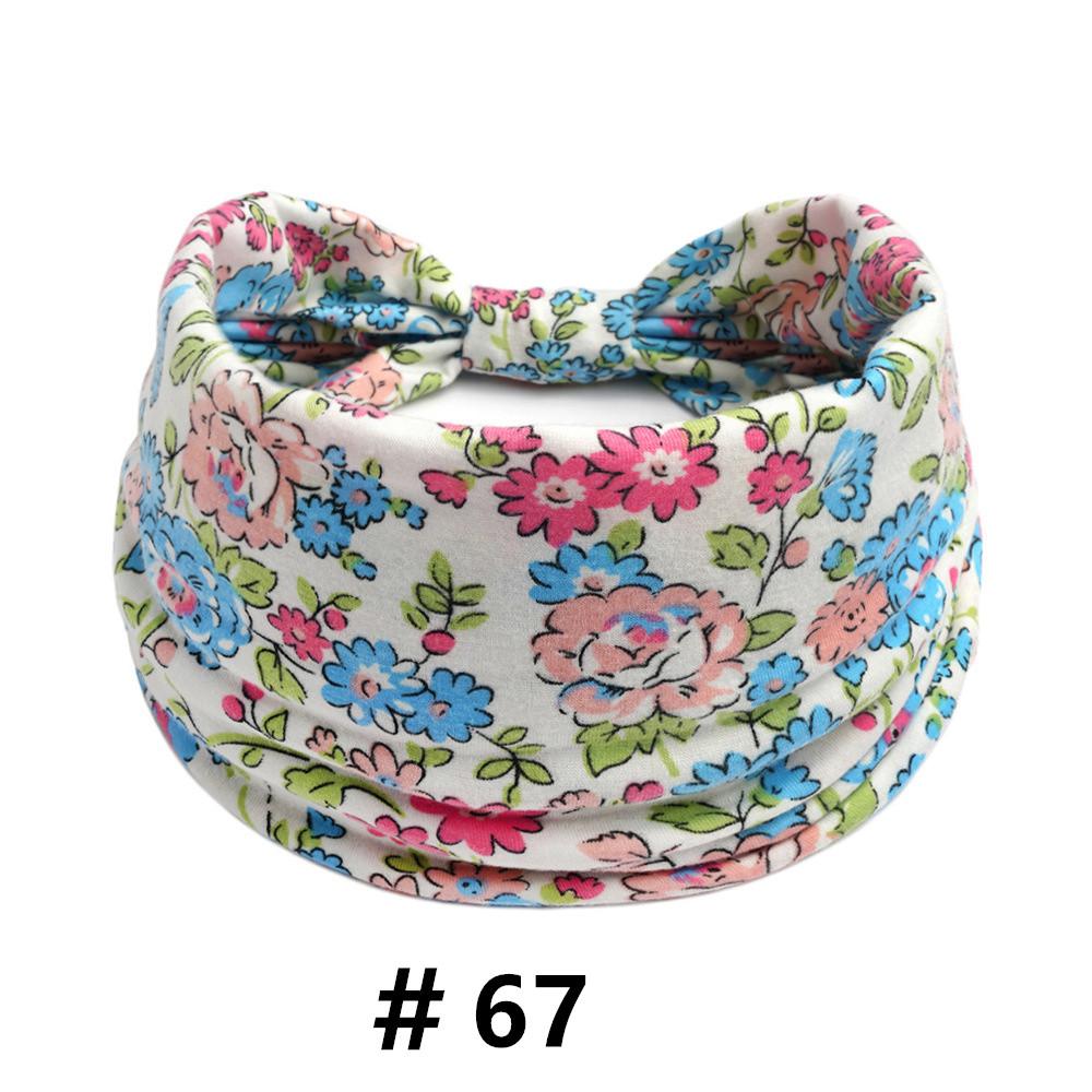 Бохо повязки на голову для женщин Хлопковые широкие повязки на голову Эластичная повязка для волос Нескользящая для тренировок Йоги Бега Тюрбан Головной убор Аксессуары для волос