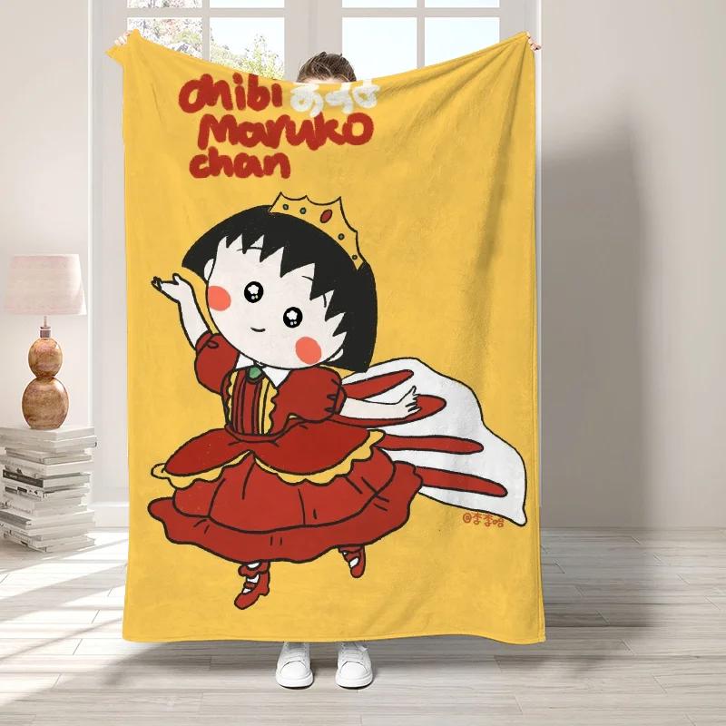 C-Chi-bi Maruko Bedroom Decoration Fleece Blanket for Decorative Sofa Fluffy Soft Blankets Bedspread on the Bed Boho Home Decor