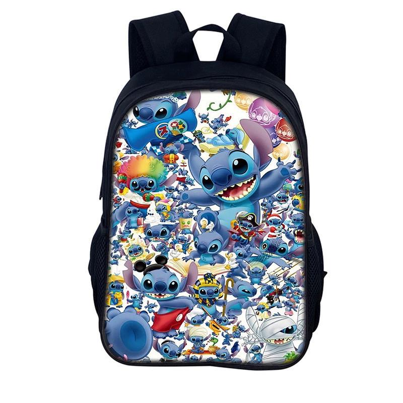 Детский рюкзак Stitch из полиэстера для ежедневного использования и хранения