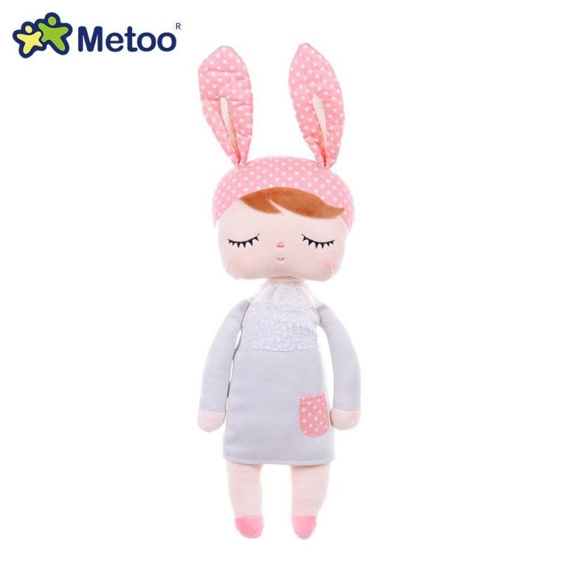 Оригинальная плюшевая кукла Metoo Dream Bunny Angela 13 дюймов, милая, для девочек, мягкие игрушки, подарки на день рождения, идеально для детей, младенцев