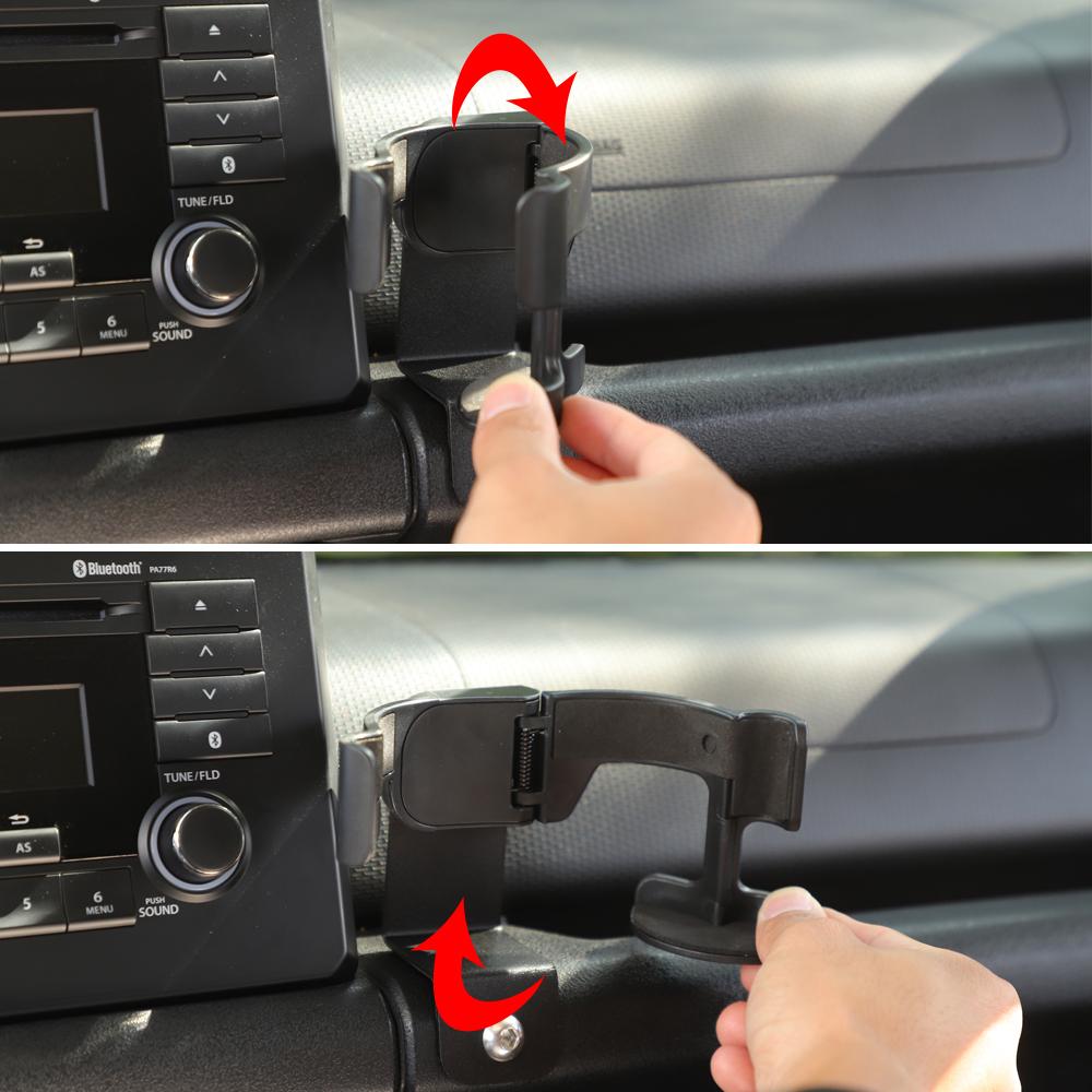 Car Multi-Function Drink Cup Phone Holder, Mobile Phone Mount for Suzuki Jimny 2019-2023