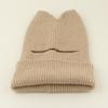 Crochet Ears Protection Hat Knitted Balaclava Hat Cute Kids Hat  Face Cover