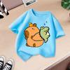 Children's Casual Short-sleeved T-shirt - Summer Boys' And Girls' Loose Capri Ballo T-shirt