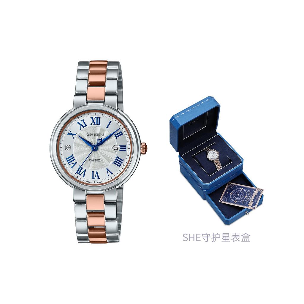 Casio Женские часы SHEEN Белые SHE-4561SPG-7AUPF