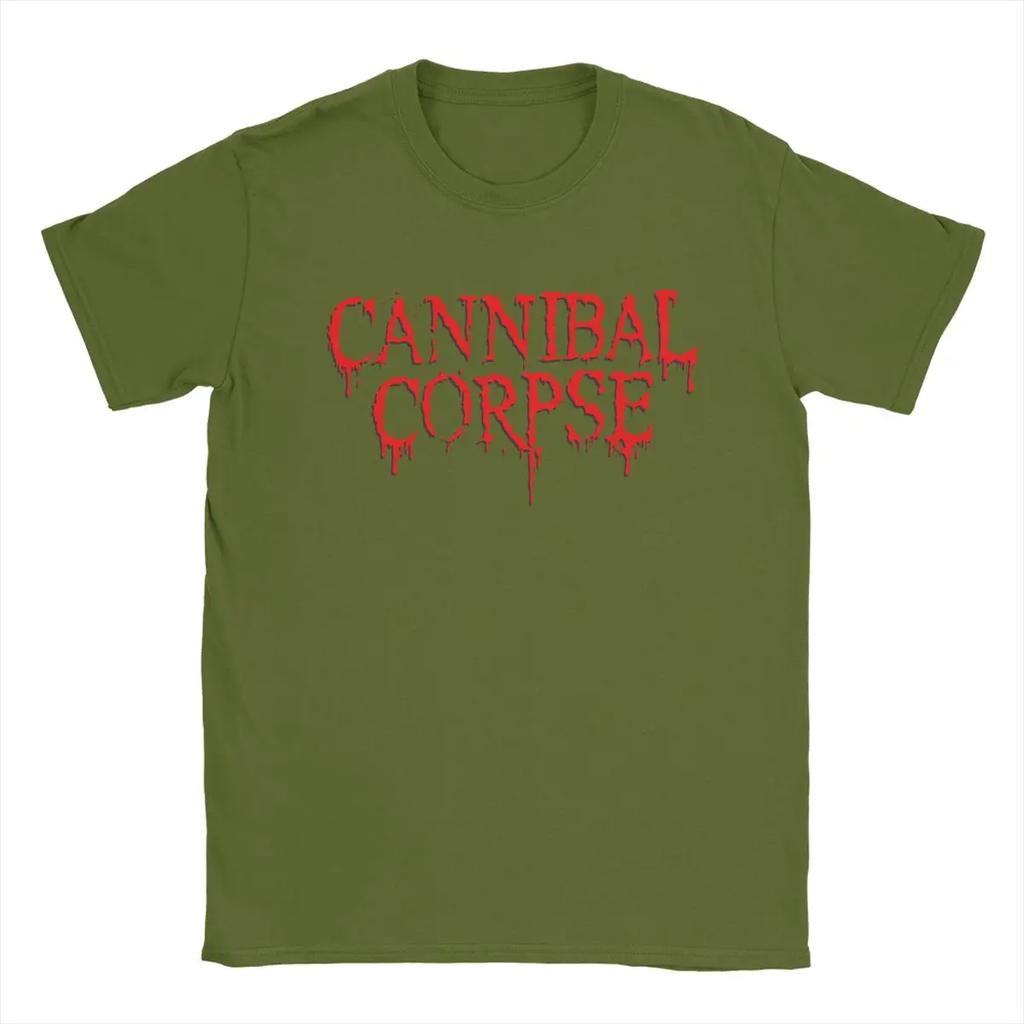 Cannibal-Corpse-Symbol Men's T Shirt Novelty Tee Shirt Short Sleeve Crew Neck T-Shirts Pure Cotton 4XL 5XL Clothing