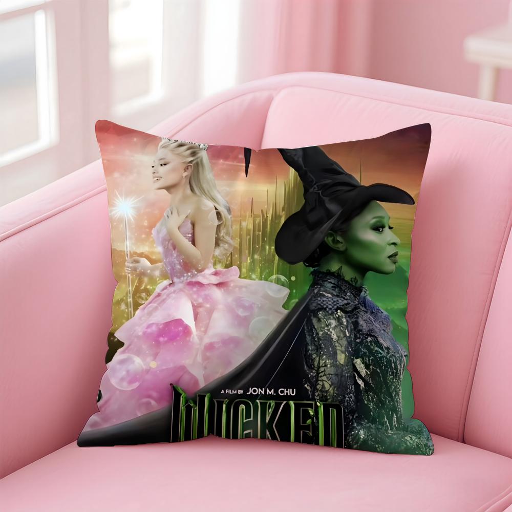 Epic Classic Dark American Movie WWicked Cushion Cover Pillowcase Short Plush Invisible zipper Room Sofa Cushion Cover