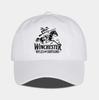 Кепка-бейсболка с мягким верхом и принтом логотипа Winchester Cowboy Мягкая Удобная Дышащая Регулируемая Ретро Западный Стиль Прочная Классическая