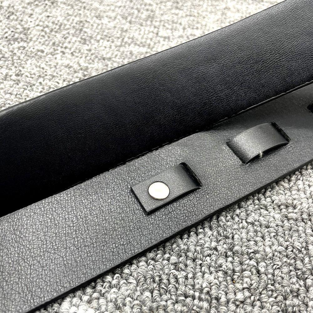 Luxury Design Carabiner Buckle Belt Pin Buckle Punk Waistband Trendy Waist Belt  For Women Men