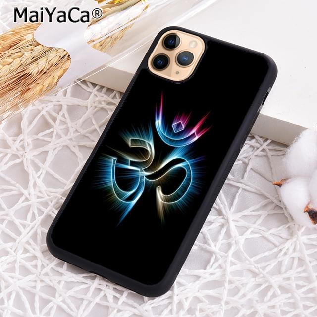 Символ Аум Ом Намасте цветочный дзен йога Чехол для телефона для iPhone 17 Air 16 16e 15 plus 11 12 13 14 pro max coque