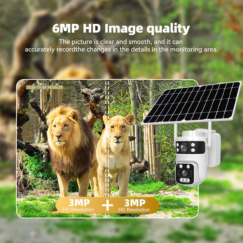 AOV Solar HD Waterproof Smart Binocular Surveillance Camera