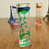 Double Colors Oil Hourglass Liquid Floating Motion Bubbles Timer Desk Decors