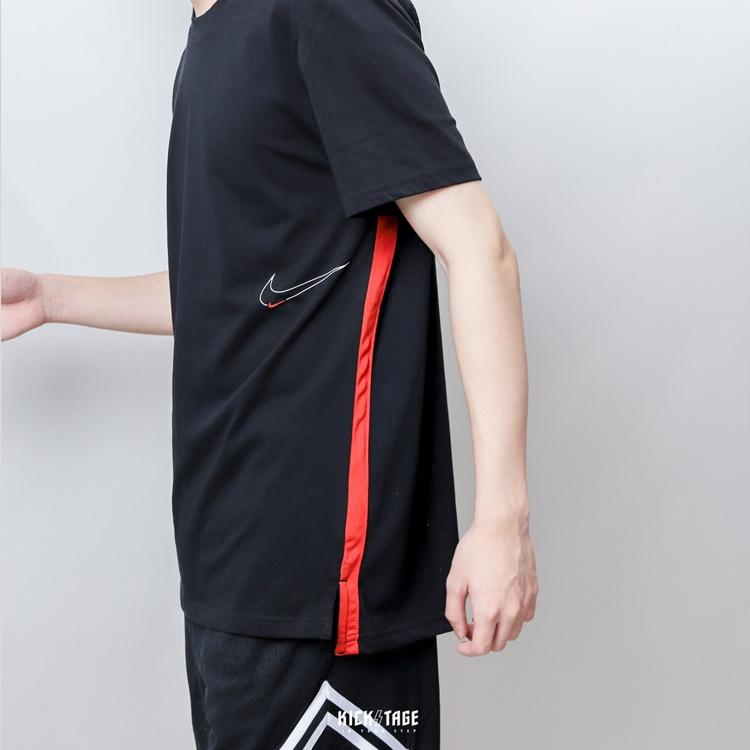 Men's Nike Dri-FIT Logo Solid Color Training Sports Short Sleeve Black T-Shirt DM6669-010