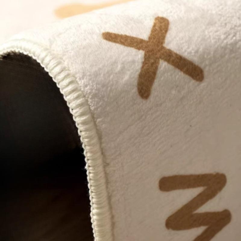 Children's Carpets for Living Room Cartoon Cute Bedroom Decor Carpet Fluffy Soft Round Plush Rug Large Area Home Thick Floor Mat