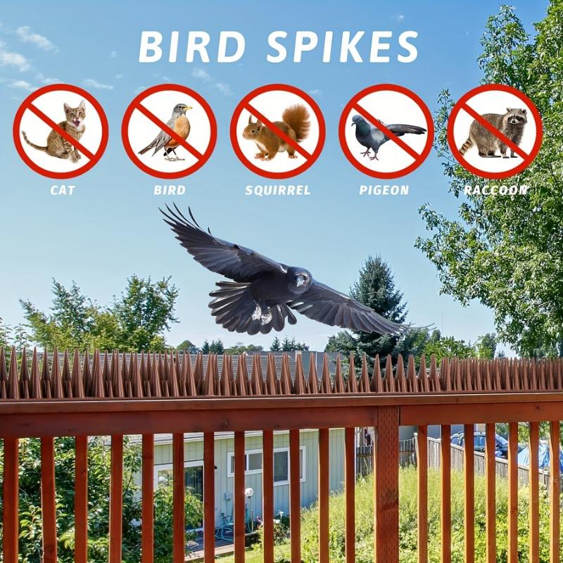 1pcs, Defender Spikes, Cat And Bird Deterrent - Outdoor Pest Defender To Keep Off Pigeon, Squirrel, Woodpecker & More.