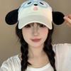 1Pcs Cute Embroidered Dog Baseball Cap Breathable Korean Style Cartoon Sun Hat Sunscreen Y2k Peaked Cap Mountaineering Hat