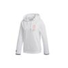 W 70 Sweat Casual Sports Pullover Fleece Hoodie Women Hoodies White FS8977