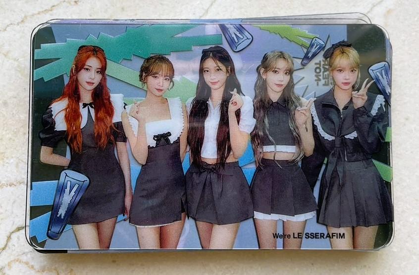 [ИСПОЛЬЗОВАННАЯ] LE SSERAFIM прозрачная карта