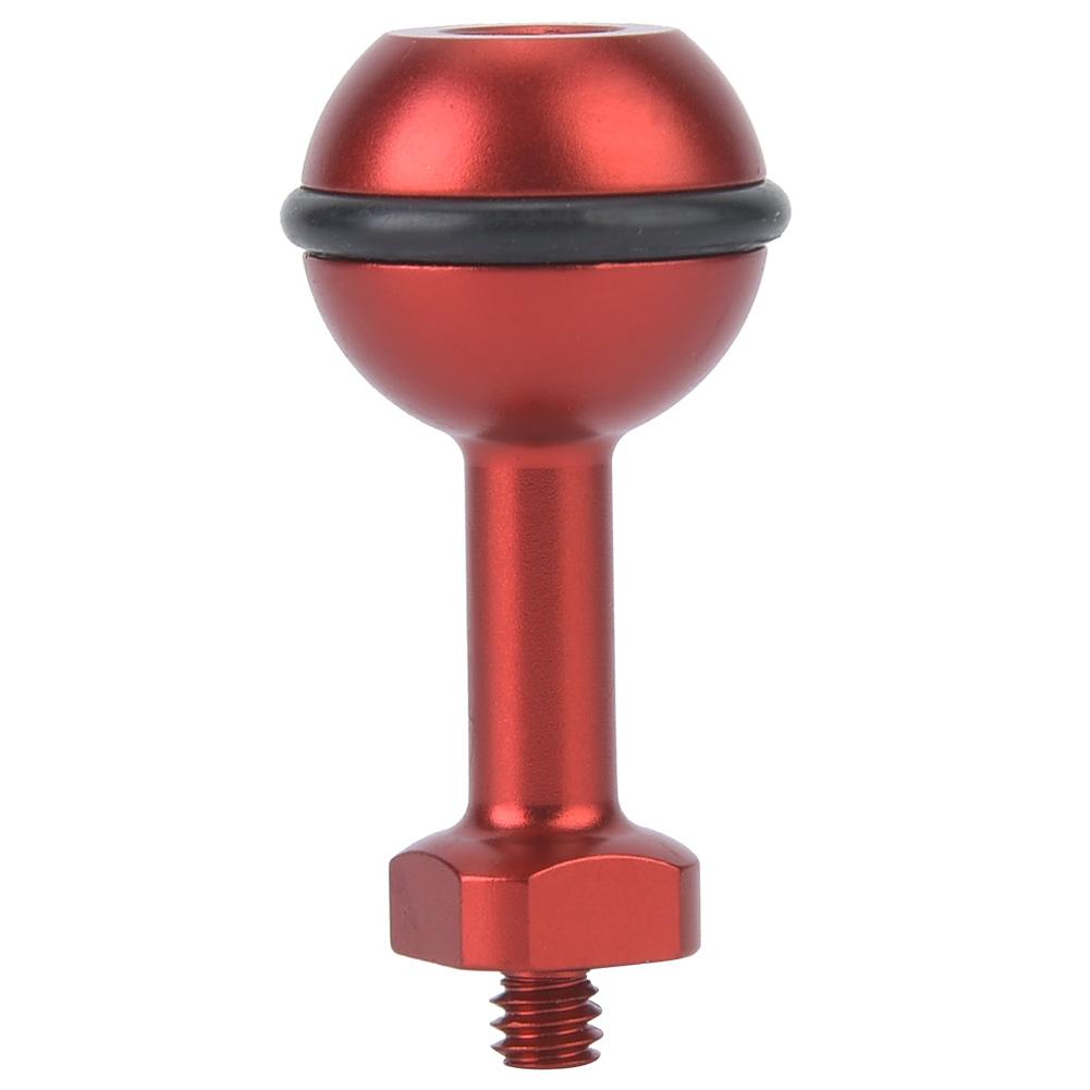 Кронштейн для дайвинга, экшн-камера, шаровая головка, держатель заполняющего света, крепление на винт 1/4" (красный)