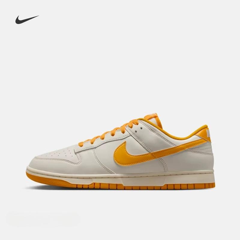 Nike Мужские Спортивные Кроссовки Низкие с Резиновой Подошвой Пружинящие Кроссовки Плоская Подошва Ретро NIKE DUNK LOW HF5441
