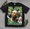 Jane Goodall Bootleg Shirt Memorial T-shirt, Remember Jane Goddall, Thank You Jane, Rip Jane Goodall, Homage Shirt Retro 90's Vintage Icon