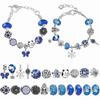 Xmas Advent Calendar Bracelets Xmas Countdown Calendar DIY Jewelry Making Kit with with 22 Charm