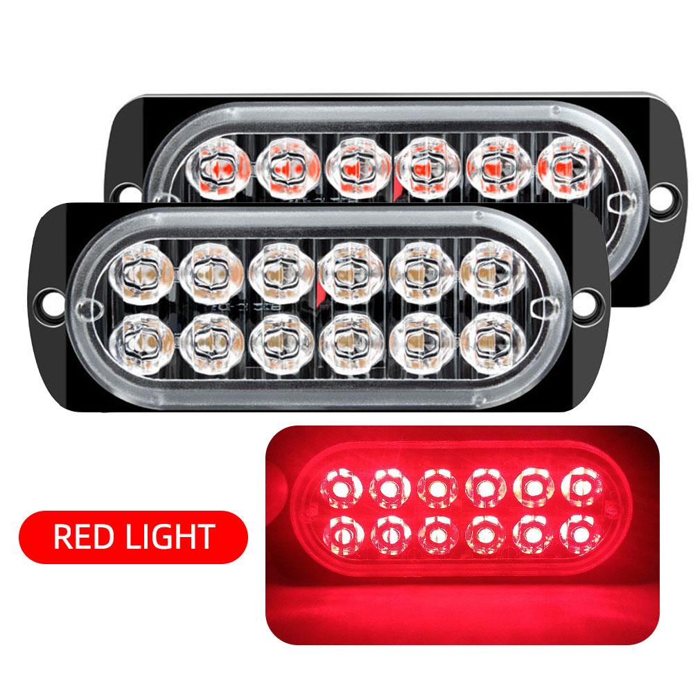 Car Warning Light Car Lights Assembly Car Truck Emergency Side Lamp 12 LED Car-styling Signal Lamp LED Warning Light