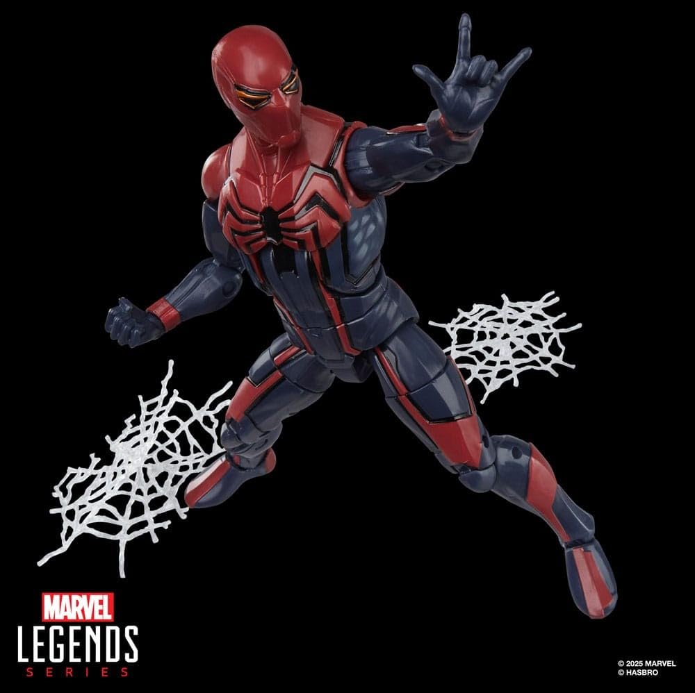 Серия Marvel Legends Gamerverse Костюм Скорости Питер Видео Коллекционная Фигурка Действия Паркер, Человек-Паук Вдохновленная Игрой 6-Дюймовая Фигурка.
