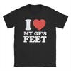MILF Man I Love Feet Unisex's T Shirts  Novelty Tees Short Sleeve Crew Neck T-Shirt Pure Cotton Plus Size Tops
